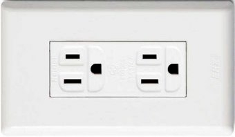 接地雙插座(電木)